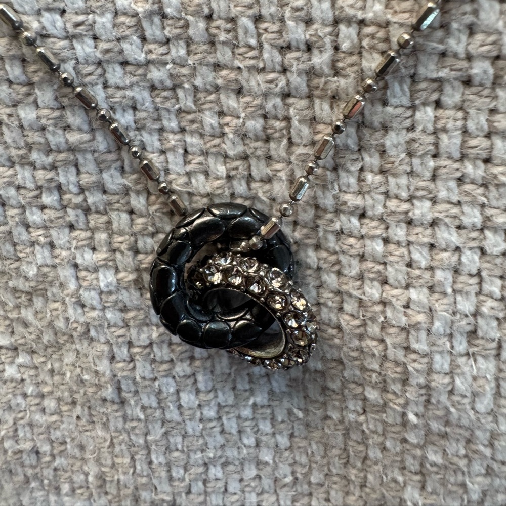 Brighton Pebble Pave Necklace